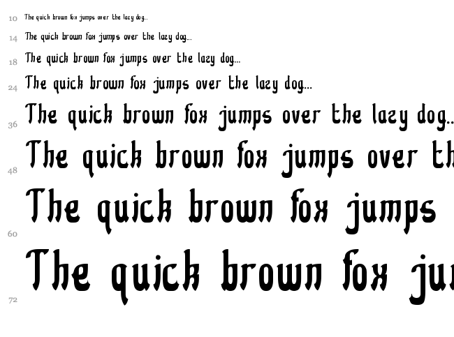 Kingdom of Heart font waterfall